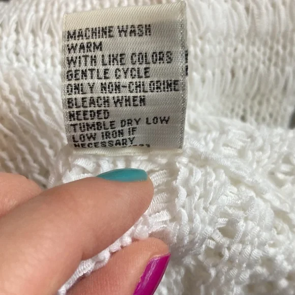 Kenneth Cole loose knit sweater tank Sz M - Picture 8 of 9